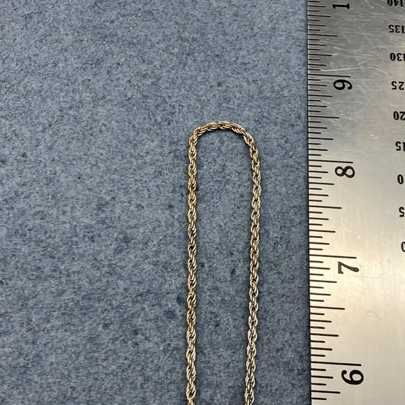 Greece Greek Pendant Charm As Is Flag Blue Enamel Silver Chain Round Bracelet - Picture 7 of 7